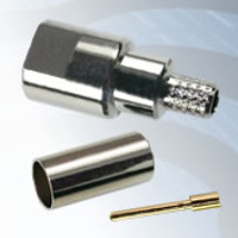 GIGATRONIX FME Crimp Plug, Nickel Plated, RG58, LBC195, URM43