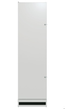 EFB Door for PRO 42U, W=600, Steel, 1-Part, LL RAL7035, Rear Door
