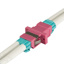 LINDY Fiber Optic Coupler LC to LC, Multi-Mode