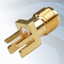 GIGATRONIX SMA End Launch Jack, Gold Plated, 6.35mm x 6.35mm Flange, 0.80mm PCB