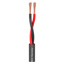 SOMMER CABLE Speaker Cable Meridian Install SP215; 2 x 1,50 mm²; FRNC Ø 6,80 mm; Black (CPR Cca)