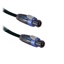 LIVEPOWER Personalised Speakon metal 4 Pole Cable 2*2,5mm² 0,5 Meter