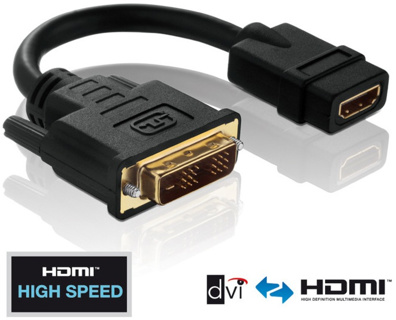 PURELINK DVI/HDMI Adapter - PureInstall 0,10m