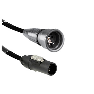 LIVEPOWER Powercon True 1 TOP - Schuko Pin Earth Female Cable H07RNF 3G1,5  5 Meter