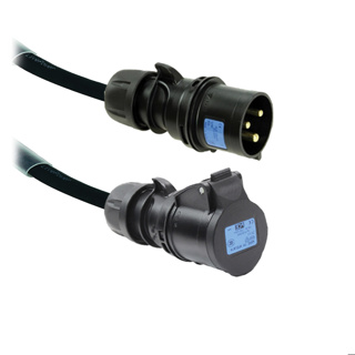 LIVEPOWER CEE 32A 3 Pin Cable H07RNF 3G6 10 Meter