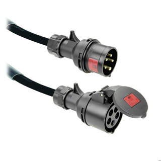 LIVEPOWER CEE 16A 5 Pin Cable H07RNF 5G1,5 5 Meter