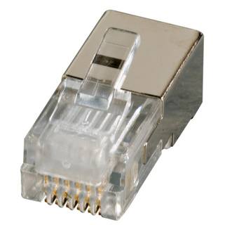 EFB Modular-Connector  RJ12 STP, E-MO 6/6G, 100pcs