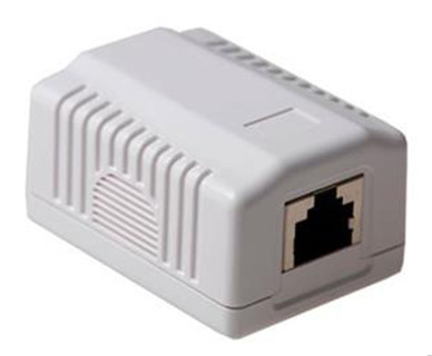ACT Surface mounted box shielded 1 ports CAT5E