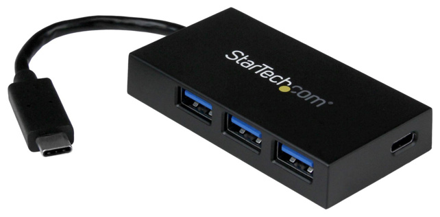 STARTECH 4 Port USB 3.0 Hub - Portable USB-C Hub