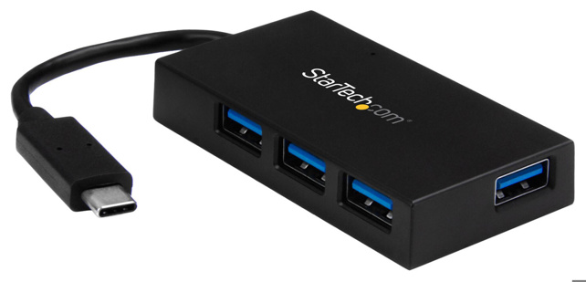 STARTECH 4 Port USB C Hub - C to A - Power Adapt