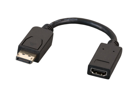 EFB DisplayPort Adapter,DP Plug to HDMI Type A Jack, 4K/30HZ