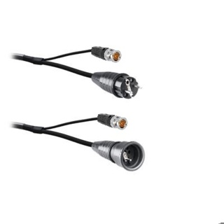 LIVEPOWER Hybrid Data + Power Cable 3G2,5 BNC/Schuko Side Earth 5 Meter