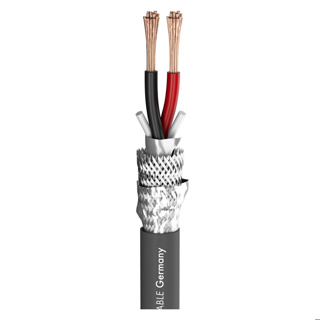 SOMMER CABLE Speaker Cable Meridian Install SP225; 2 x 2,50 mm²; FRNC, shielded Ø 8,30 mm; Dark Grey