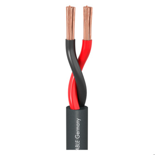 SOMMER CABLE Speaker Cable Meridian Install SP260; 2 x 6,00 mm²; FRNC Ø 11,20 mm; Black (CPR Cca)