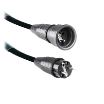 LIVEPOWER Schuko Pin Earth Cable H07RNF 3G1,5 1,5 Meter
