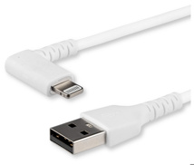 STARTECH Cable - White Angled Lightning to USB 1m