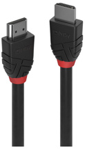 LINDY 2m 8k60hz HDMI Cable, Black Line