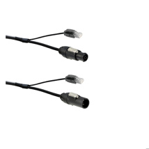 LIVEPOWER Hybrid Data + Power Cable 3G1,5 RJ45/Powercon True 1 TOP 75 Meter on GT450RM