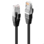 LINDY 0.3m Cat.6 S/FTP LSZH Network Cable, Black (Fluke Tested)