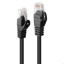 LINDY 0.3m Cat.6 U/UTP Network Cable, Black