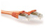 ACT Orange SFTP CAT6A patch cable snagless with RJ45 connectors