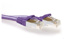 ACT Purple SFTP CAT6A patch cable snagless with RJ45 connectors