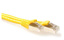 ACT Yellow LSZH SFTP CAT6A patch cable snagless with RJ45 connectors