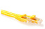 ACT Yellow U/UTP CAT6A patch cable snagless with RJ45 connectors