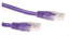 ACT Purple U/UTP CAT6A patch cable with RJ45 connectors