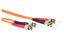 RL1551 ACT 1.5 meter LSZH Multimode 50/125 OM2 fiber patch cable duplex with ST connectors