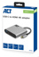ACT USB-C multiport adapter for 1 HDMI monitor, 1x USB-A, PD pass-through