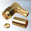 GIGATRONIX SMA Crimp Right Angle Plug, Gold Plated, LBC240