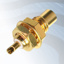 GIGATRONIX SMC Panel Jack, Solder Receptacle, Front Mounting, Gold Plated