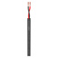 SOMMER CABLE Speaker Cable Meridian Mobile SP225; 2 x 2,50 mm²; PVC Ø 7,80 mm; Black