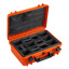 MAX CASES Model: Case MAX 430 Dimensions: 426 x 290 x 159 mm PADDED DIVIDERS + LID ORGANIZER Colour: Orange